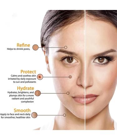 carvenchy vitamin C Facial Serum Essence Hydration Skin Moisturized Brightens Skin Tone Moisturizes and Hydrates 1pc - Buy Online on GoSupps.com