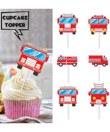 S-Cp-0011 Ice Cream Fruit Dessert Cupcake Topper Colorful Glitter Happy Birthday Sensory Pop Game Theme Decor Supplies Baby Shower Boys Girls Birthday Party Decorations - Buy Online on GoSupps.com