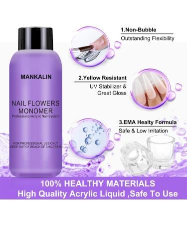 Acrylic Nail Kit Large Capacity Set -Acrylic Powder with 3 Colors and Acrylic Liquid set Acrylic Nails Extension for Beginners with Nail Art Brush Nail Forms Glass Cup Nail File Nails Extension - Buy Online on GoSupps.com