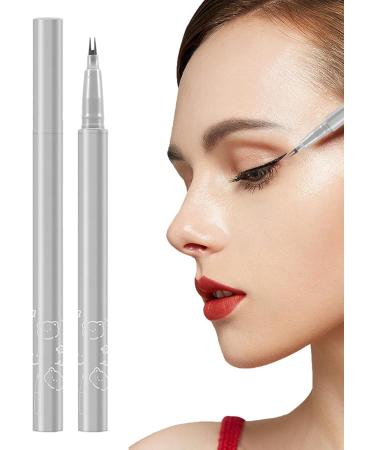 Eye Liner Pencil Double Tip Eyelash Liner Eye Pencil Waterproof Long Lasting Black Make Up Pens Lower Eyelash Pencil for Women Makeup Adults Gray Brown - Buy Online on GoSupps.com