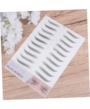 2pcs 3d Eyebrow Stickers Flower Hair Clips for Women Eyebrow Tool 6d Transfer Stickers Water Proof - Buy Online on GoSupps.com