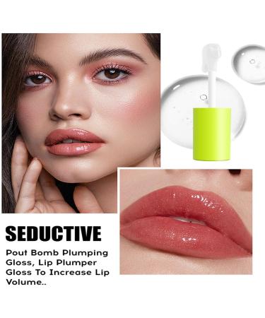 Hydrating Lip Glow Oil Lip Tint Stain Set Tinted Plumping Lip Oil Gloss Ultra-Hydrating & Nourishing Lip Care Lip Tint Smooth Glossy Finish Clear Tint Shiny and Vegan Lip Oil Moisturizing Non-Sticky Formula - Buy Online on GoSupps.com