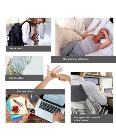 Foot & Hand Massage Wooden Stick | Acupressure Meridian Tool | Mini Finger Massager for Body & Face | Relaxation & Wellness Device - Buy Online on GoSupps.com