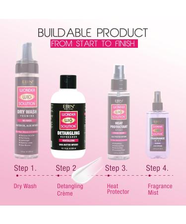 Wonder Wig Solution Detangling Refresher Cream 10.1oz | Hydrating Shea Butter Formula for Wigs | Moisturizes & Detangles Hair | High Shine & Softness - Buy Online on GoSupps.com