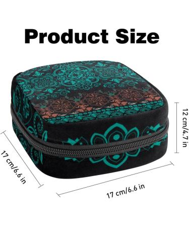 Javenproeqt Portable Women's Binding Bags - Menstrual Cup & Pads Bags for Teens | Bohemian Art Designs - Buy Online on GoSupps.com