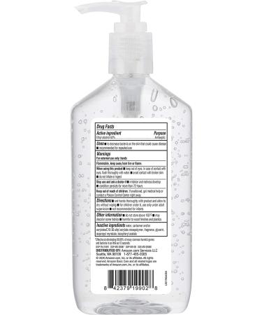 Amazon Basic Care Original Hand Sanitizer 62% - 12oz (Pack of 6) - Buy Online on GoSupps.com