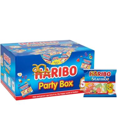 Christmas Box of Sweets for Kid - 50 Pk Starmix Mini Sweets Bag Gift Hamper for Kids - Stocking fillers Sweets Mini Bags Party Box 800g Great for Kids Party Xmas - Lunch Box Treats - Christmas Sweets - Buy Online on GoSupps.com