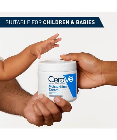 CeraVe Moisturising Cream 562ml for Dry to Very Dry Skin with Hyaluronic Acid and Ceramides - Buy Online on GoSupps.com