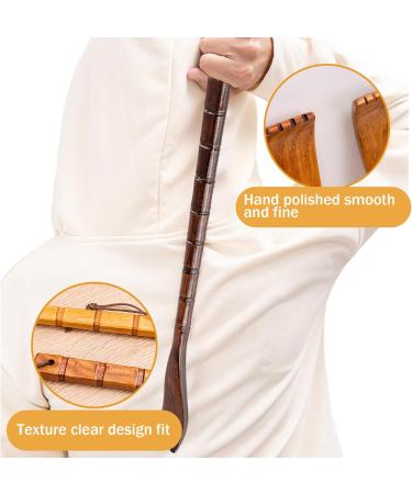 2PCS 19in Wooden Back Scratchers for Adults | Itching Relief | Handheld Bamboo Scratches for Men & Women - Buy Online on GoSupps.com