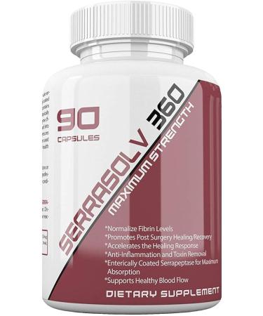 Serrasolv 360 Ultra-High Potency Maximum Strength - 90 Capsules
