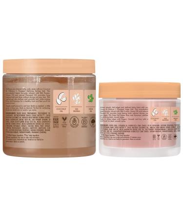 SheaMoisture Coconut & Hibiscus Styling Gel (15 oz) + Flaxseed Edge Control (3.5 oz) - Curly Hair Set - Buy Online on GoSupps.com