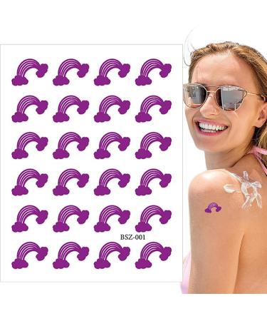 Uv Stickers for Sunscreen - 24 Color-Changing Sun-Screen Patches - Uv Test Detection Sticker Sunscreen Patch Uv Stickers Adhesive Sunscreen Stickers for Face - Buy Online on GoSupps.com