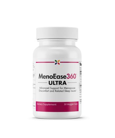 Stop Aging Now - MenoEase360 Ultra - Advanced Support for Menopause Discomfort and Related Sleep Issues - 30 Veggie Caps