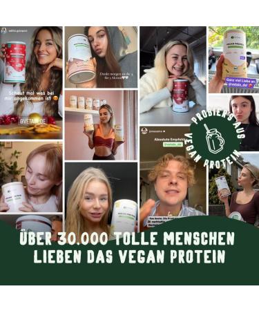 Vetain Vegan Protein Vanilla | Organic Allergen-Free Protein Powder | 600g - Delicious & Naturally Tolerated - Buy Online on GoSupps.com