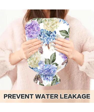 Naanle Hortensia Butterfly Hot Water Bottle - 1L Pain Relief for Menstrual Cramps & Heat Therapy - Transparent Warm Water Bottle - Buy Online on GoSupps.com