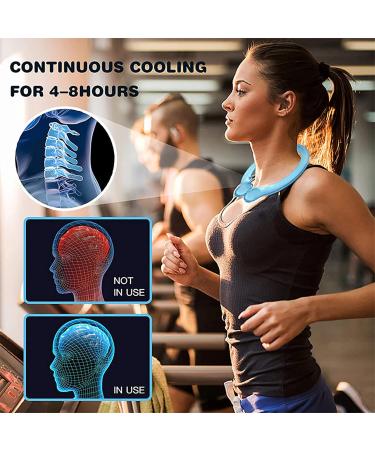 JIAWEIIY Neck Cooling Tube Wearable Cooling Neck Wraps Ice Gel Neck Cooler Wrap Reusable (A) - Buy Online on GoSupps.com