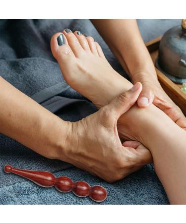 Buy Massage Wood Trigger Point Massager | Acupressure Pen & Roller for Pain Relief & Relaxation - International Shipping - Buy Online on GoSupps.com