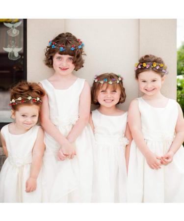 LED Flower Crown - 30pc Light Up Floral Headpiece for Women | Hair Accessories for Birthday, Wedding Party - Buy Online on GoSupps.com