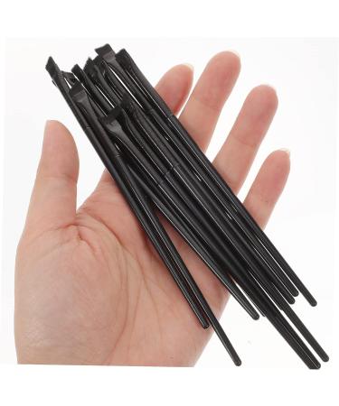 AUTSUPPL 12pcs Eyeliner Brush Eye Shadow Brush Make up Brushes Eyeshadow Eye Shadow Blending Brush Brow Brush 14.5x0.7x0.5cm Black - Buy Online on GoSupps.com
