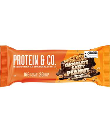 NEW Protein & Co. Small Batch Protein Bars - Chocolate Salty Peanut - Buy Online on GoSupps.com