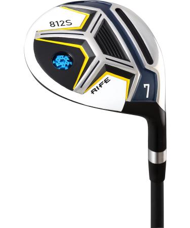 Rife Golf Men's 812s Offset 7 Wood Club - Right Handed Regular Flex with Black Pro Velvet Grips - Buy Online on GoSupps.com