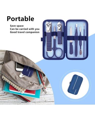 Premium Manicure Set for Men & Women | Portable Nail Clippers & Pedicure Tools | Grooming Kit | Perfect Gift for Husband & Friends - Buy Online on GoSupps.com