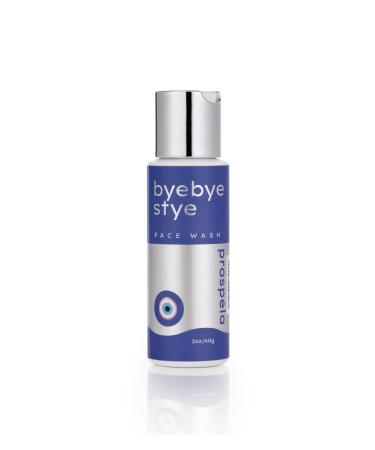 Prospela Bye Bye Stye Eyelid & Eyelash Cleanser Gel for Irritated, Red, Puffy Eyes - With Green Tea, Chamomile & Caffeine Formula - 2 fl oz