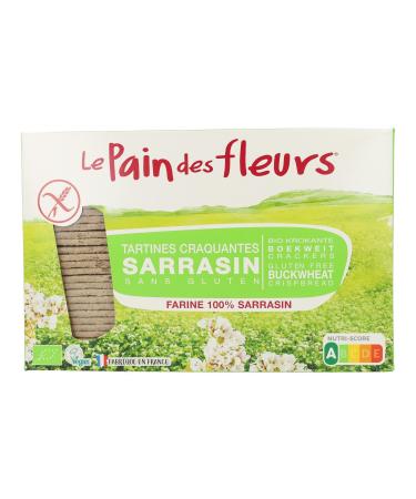 Le Pain des Fleurs LE PAIN DES FLEURS Crispy Buckwheat Toasts Gluten-Free 300g Organic -
