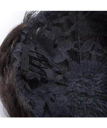 SEGO Real Hair Bun Updo Hairpiece Extensions - Dark Brown 1 | Natural-Looking Hair Tie & Knot - Buy Online on GoSupps.com