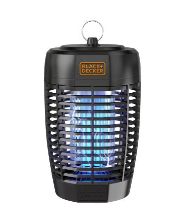 BLACK+DECKER Bug Zapper- Mosquito Repellent Outdoor & Fly Traps for Indoors- Mosquito Killer & Fly Zapper - Gnat & Moth Traps for Home, Deck, Garden, Patio & More