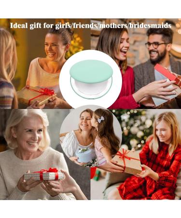 Giazee 1X/10X Magnifying Travel Makeup Mirror with LED Light - Green - Buy Online on GoSupps.com