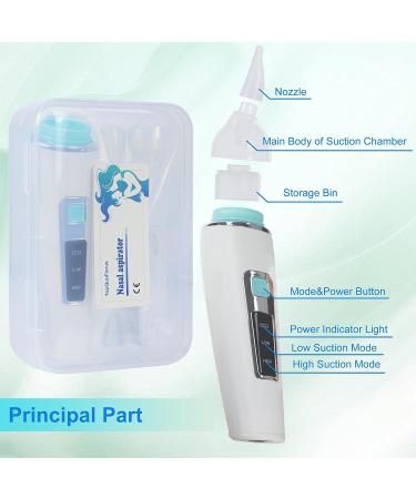 TopQuaFocus Adult Electric Nasal Aspirator with Replaceable Nozzle - Lavage Care System - Buy Online on GoSupps.com