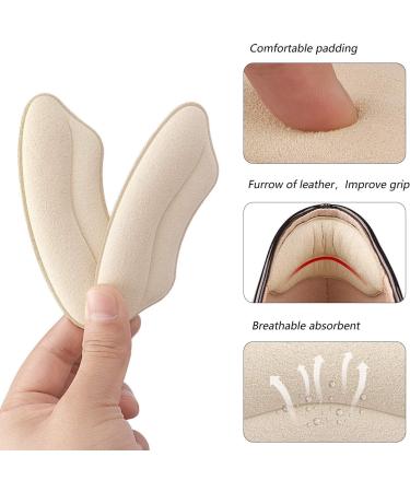 Makryn Premium Heel Pads Inserts - Prevent Shoe Slipping and Blisters - BeigeA - Buy Online on GoSupps.com