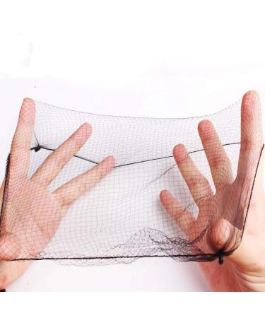 60 Pack Brown Invisible Elastic Edge Hair Nets - 20 Length, 1/4 Opening - Lightweight Dancing Hairnets for Women & Girls - Buy Online on GoSupps.com