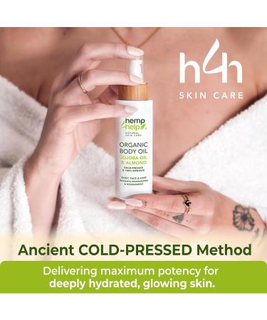 Ancient Egyptian Organic Skin Oil Jojoba Almond & Olive Oil Blend | 100ml | Cleopatra-Inspired Recipe for Body Face & Hair Care for Glowing Healthy Skin - Cold-Pressed Vegan & Cruelty-Free - Buy Online on GoSupps.com