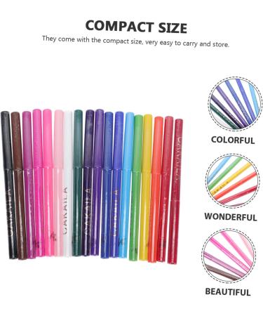 TOVINANNA 18pcs Eyeliner Woman Makeup Tools Accessories Eye Line Pen Makeup Kit for Women Abs - Buy Online on GoSupps.com