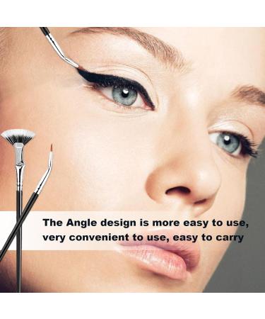 Uhngw Eye Liner Makeup Brush Eye Lash Makeup Beauty Tools | Angled Eyeliner Brush Blending Brushes Lash Wand Brush Eye Makeup Tool Beauty Cosmetic Tool - Buy Online on GoSupps.com