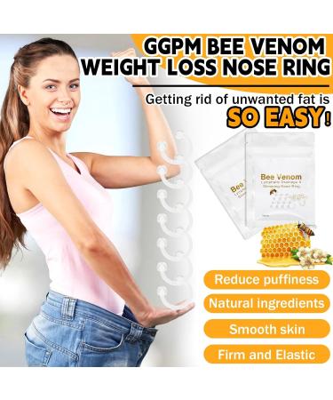 Vibbang Nose Ring - Bee Venom Lymphatic Drainage & Slimming Silicone Ring with Essential Oils for All - Buy Online on GoSupps.com