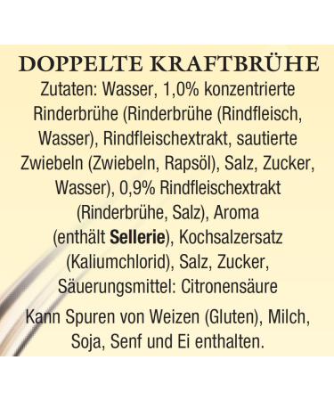 Lacroix Double Fertilizer Consomm Double | 3x 400 ml | Premium Clear Broth | Gourmet Soup Specialty for Starters & Snacks - Buy Online on GoSupps.com