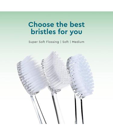 RADIUS Toothbrush Replacement Brush Heads 2-Count - Improve Gum Health, Reduce Gum Issues - Soft Bristles - Pack of 3 - Buy Online on GoSupps.com