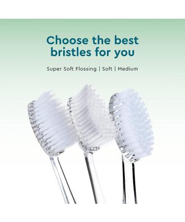 RADIUS Toothbrush Replacement Brush Heads - 2-Count for Gum Health - Super Soft - Pack of 1 - Buy Online on GoSupps.com