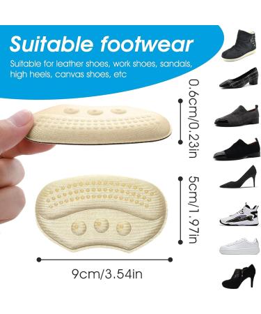 WLLHYF 5D Heel Grips - 2 Pairs - Prevent Heel Pain - Cushions Inserts for Loose Shoes - Men and Women - Reusable Liners - Buy Online on GoSupps.com