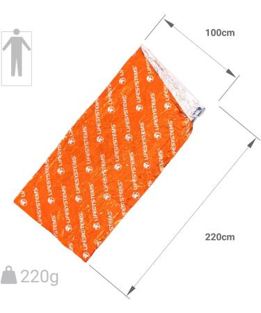 Shop Lifesystems Emergency Heat Bag - Silver Foil Survival Gear for Hiking & Mountaineering | International Shipping Available - Buy Online on GoSupps.com