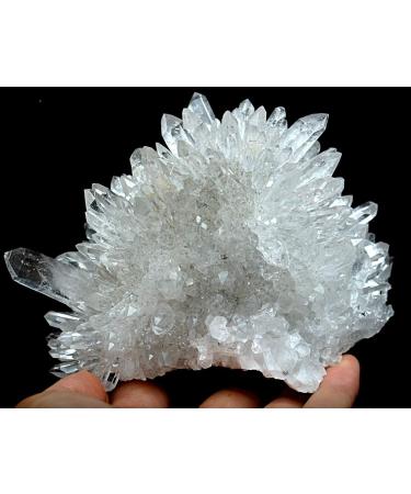 716g White Chrysanthemum-Like Quartz Specimen Full of Texture - Buy Online on GoSupps.com