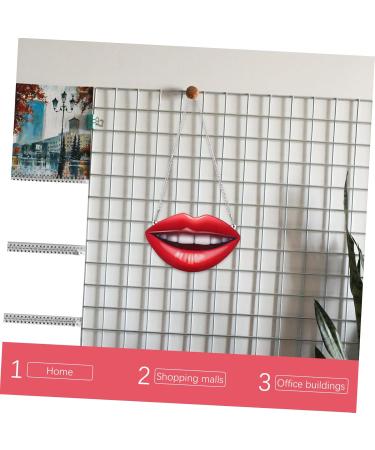 ABOOFAN Lip Pendant Wedding Decorations Hanging Ornaments Valentine's Day Hanging Decors Household - Buy Online on GoSupps.com
