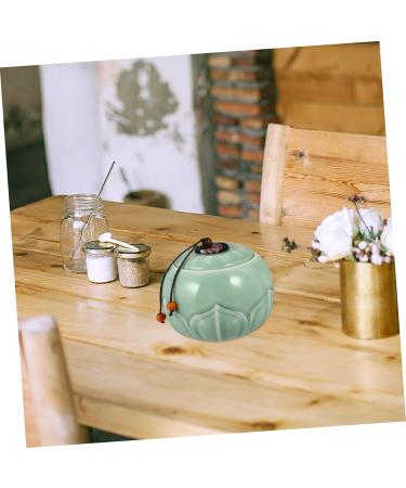 Zerodeko 2 Pcs Ceramic Tea Ceramic Storage Jar Dried Food Container Travel Cream Container Ceramic Jar Coffee Bean Jar Ceramic Canisters Terrariums Nuts Ceramics Dust-proof Tea Pot 1 - Buy Online on GoSupps.com