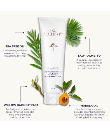 Hair La Vie Growth Volume & Scalp Health Shampoo | Tea Tree, Peppermint, Keratin, Saw Palmetto | 9 Fl Oz | Sulfate & Paraben Free - Buy Online on GoSupps.com