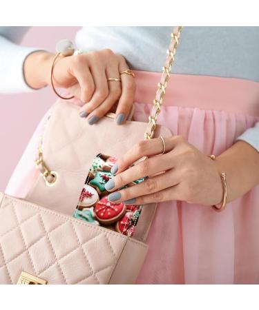 Travel Lipstick Organizer Case - Portable Makeup Bag with Mirror | Assorted Cookie Pattern - Buy Online on GoSupps.com