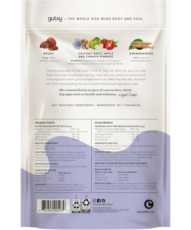 Crumps' Naturals Gutsy-Calm Bites 4.6oz/130g - Buy Online on GoSupps.com