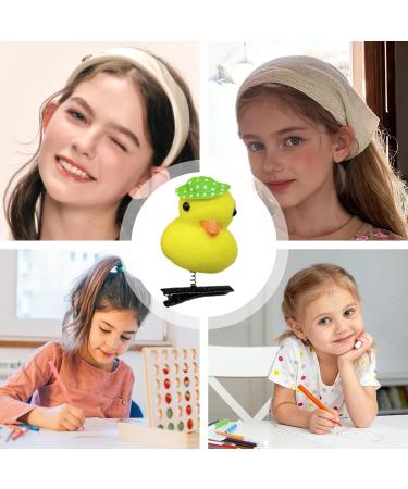 Cute Yellow Duck Hair Clips - 10 Cute Yellow Duck Hairpin Set for Girls Women Soft Animal Hair Clips Hair Pins Fun Hair Accessories for Kids Women Hat style - Buy Online on GoSupps.com